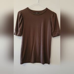 J. Crew Chocolate Brown Knit Top